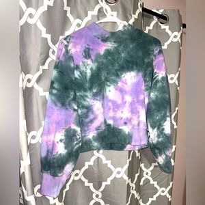 Medium Tie-dye Cropped Crewneck